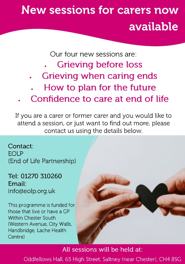 Carer Sessions 2022 City Walls Medical Centre